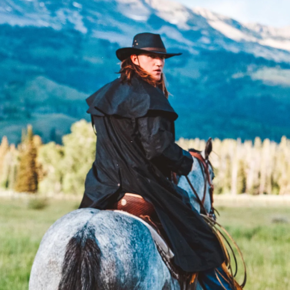 The Orignal Australian Oilskin Lowrider Drover Duster Coat